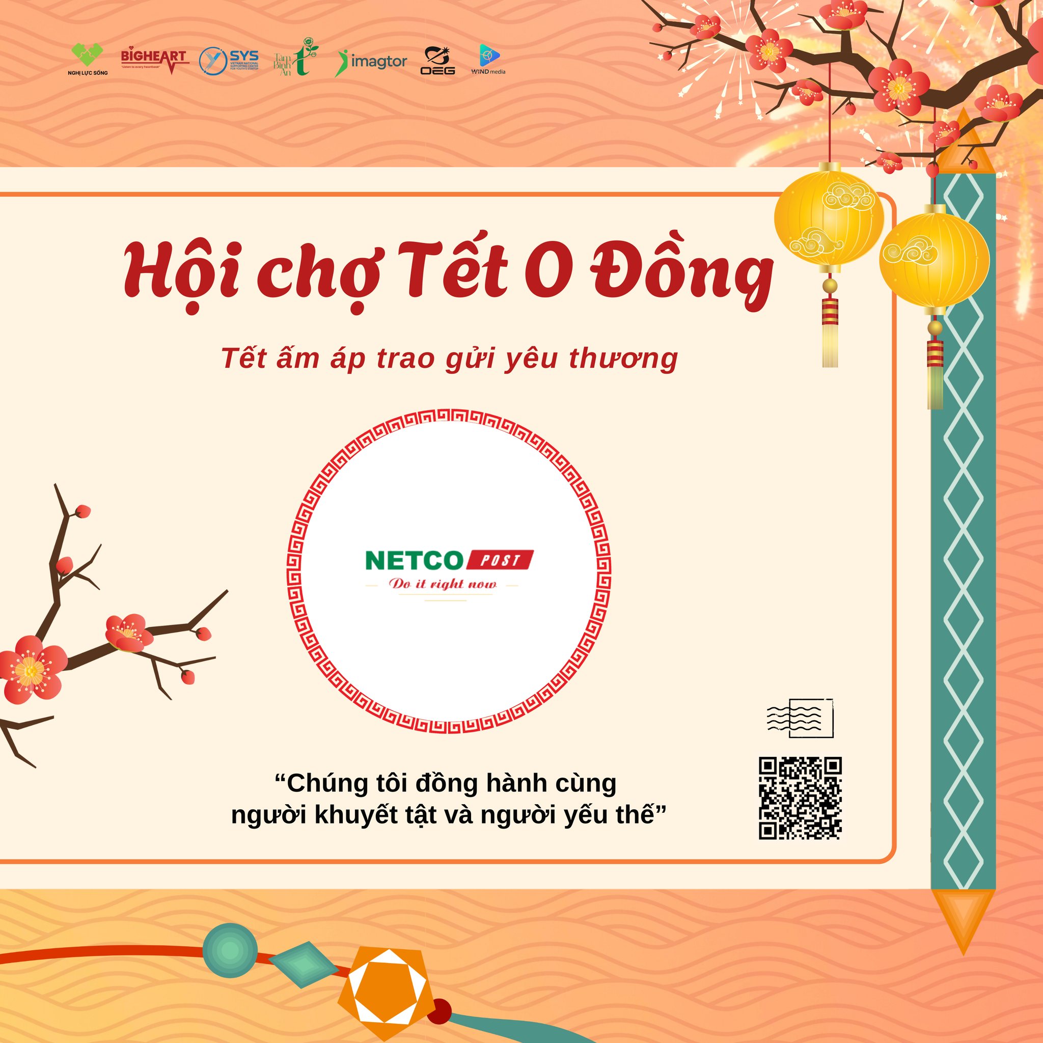 NETCO POST ĐỒNG HÀNH CÙNG HỘI CHỢ TẾT 0 ĐỒNG 2025 